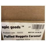 IN 5 - Epic Goods Puffed Nuggets Caramel 3 oz EG022C Case Pack 12 IN 5 - Epic Goods Puffed Nuggets Caramel 3 oz EG022C Case Pack 12