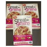 UT 2 - Post Great Grains Red Berry Almond Crunch Cereal, 3 Boxes, 13 oz Each UT 2 - Post Great Grains Red Berry Almond Crunch Cereal, 3 Boxes, 13 oz Each
