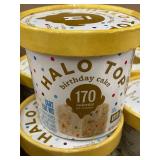 Lot of 8 Halo Top Birthday Cake Light Cake Mix, 170 Calorie Cups, Exp 4/19/2025 Lot of 8 Halo Top Birthday Cake Light Cake Mix, 170 Calorie Cups, Exp 4/19/2025