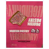 NE 2 - Bar-Dom Protein Pastry Legendary Birthday Cake 10-Pack - 20g Protein 4g Net Carbs NE 2 - Bar-Dom Protein Pastry Legendary Birthday Cake 10-Pack - 20g Protein 4g Net Carbs