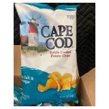 NE 2 - Cape Cod Sea Salt & Vinegar Kettle Cooked Potato Chips 5 oz - 8-Pack Box NE 2 - Cape Cod Sea Salt & Vinegar Kettle Cooked Potato Chips 5 oz - 8-Pack Box