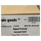 IN 3 - Epic goods Dipped Pretzels Caramel Swirl 12x2.8 oz Case Pack IN 3 - Epic goods Dipped Pretzels Caramel Swirl 12x2.8 oz Case Pack