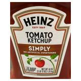 Heinz Simply Tomato Ketchup 44 oz, 3-Pack - No Artificial Sweeteners Heinz Simply Tomato Ketchup 44 oz, 3-Pack - No Artificial Sweeteners