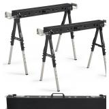 Olbrus 2-Pack Heavy Duty Folding Sawhorses