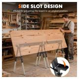 Olbrus 2-Pack Heavy Duty Folding Sawhorses