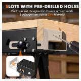 Olbrus 2-Pack Heavy Duty Folding Sawhorses