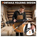 Olbrus 2-Pack Heavy Duty Folding Sawhorses