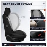 Nuwqicd Seat Protectors for Ford F150 (2009-2026), F250 and F350 (2017-2026)