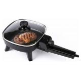 I-Keukenn 7' Electric Skillet with Lid