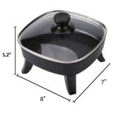 I-Keukenn 7' Electric Skillet with Lid