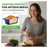 NutriChef 10' Enameled Cast Iron Bread Pan with Lid