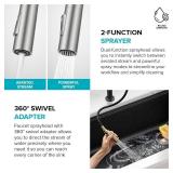 Kraus Vetra 2-Function Single Handle Pull Down Kitchen Faucet