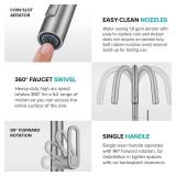 Kraus Vetra 2-Function Single Handle Pull Down Kitchen Faucet