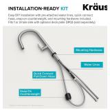 Kraus Vetra 2-Function Single Handle Pull Down Kitchen Faucet
