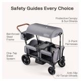 Harppa All-Terrain Wagon Stroller for 2 Kids