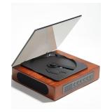 ThinkYa DVP-560 Retro Bluetooth CD Player with Hi-Fi Speakers