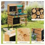 Leeshyah Wooden Mud Kitchen for Kids