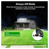 iMaihom 180W Dusk to Dawn Flood Light