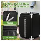 Hiraliy 50 Gallon Collapsible Rain Barrel