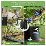 Hiraliy 50 Gallon Collapsible Rain Barrel
