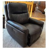 LR - Dark Brown Leather Recliner