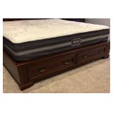 LL - Aspen Home King Bed with Footboard Drawers