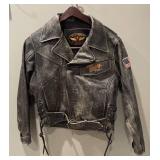 MR - Victory Motorcycles Leather Jacket - Vintage Distressed