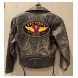 MR - Victory Motorcycles Leather Jacket - Vintage Distressed