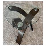 LR - Allure Pie-Shaped End Table