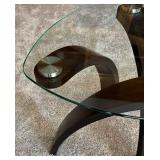 LR - Allure Pie-Shaped End Table