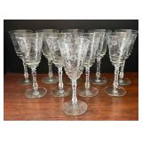 DR - Libbey Halifax Rock Sharpe Stemware