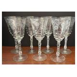 DR - Vintage Libbey Halifax Rock Sharpe Stemware