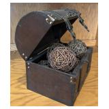 LR - Decorative Chest with Twig Spheres