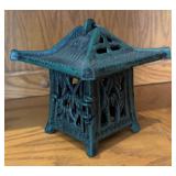 LR - Cast Iron Pagoda Candle Holder