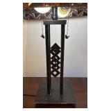 LL - Arts & Crafts Tiffany-Style Stained Glass Lamp