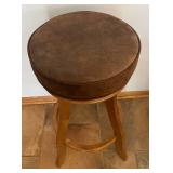 LL - Wood Bar Stool Pair