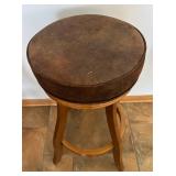 LL - Wood Bar Stool Pair