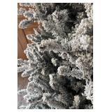UBR - Home Accents Holiday 9 ft Starry Light Frasier Fir Flocked LED Pre-Lit Tree