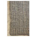 LR - Pottery Barn Rug - Gray Textured Weave