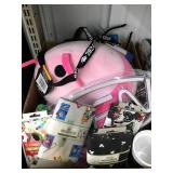 CRAFT BOX, ASSORTED ITEMS