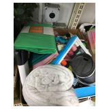 CRAFT BOX ITEMS ASSORTED, ALL ITEMS HAVE FLAWS