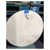 SMALL WHITE ROUND TABLETOP, NO BASE