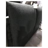 DARK GREY HEADBOARD AND FOOTBOARD