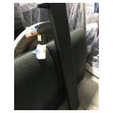 DARK GREY HEADBOARD AND FOOTBOARD