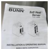 BUNN Soft Heat Coffee Tea Server 120V BUNN Soft Heat Coffee Tea Server 120V
