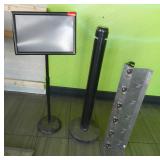 Smokers pole, coat hanger and display stand Smokers pole, coat hanger and display stand