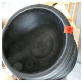 Salad mixing bowls and chopping utensils Salad mixing bowls and chopping utensils