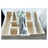 Group of knives, take out containers, scales, organizer Group of knives, take out containers, scales, organizer