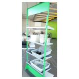 Take out order cart/shelf - No contents Take out order cart/shelf - No contents