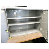 2 file cabinets, storage cabinet and surface 2 file cabinets, storage cabinet and surface